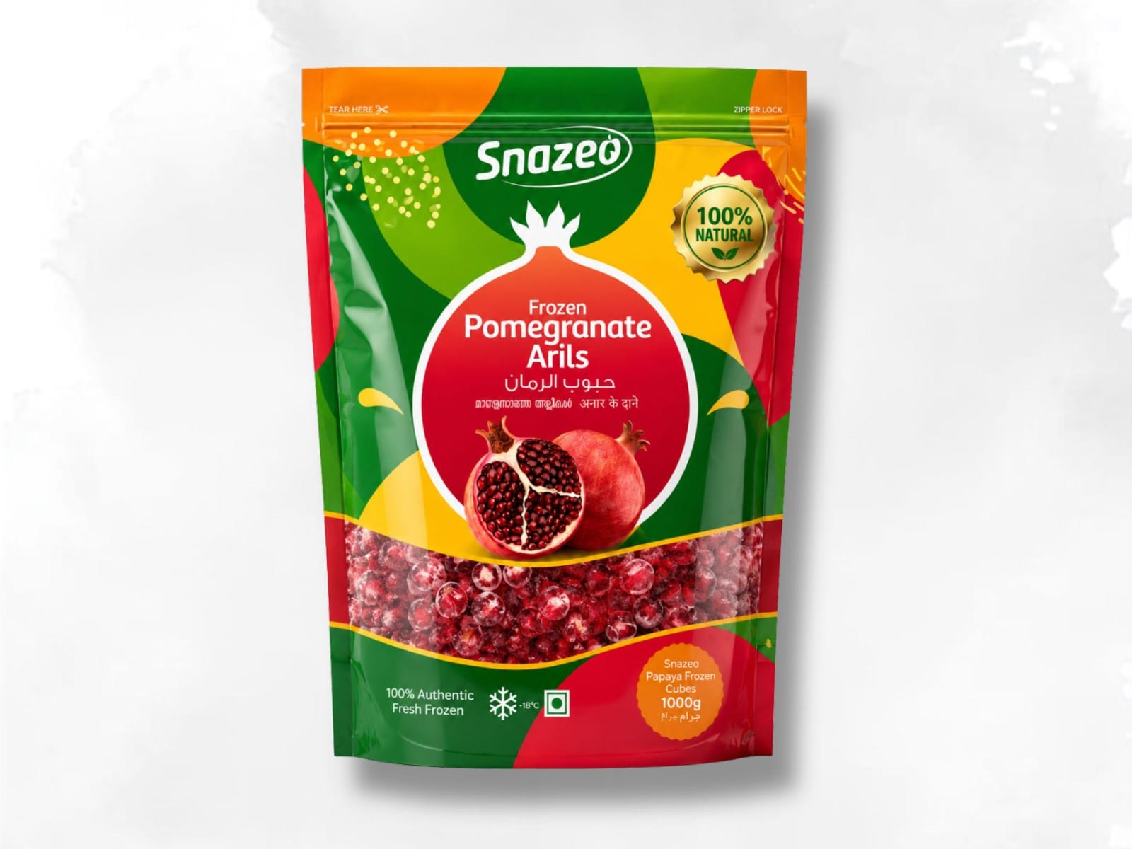 Snazeo Frozen Pomegranate Arlis 1000g