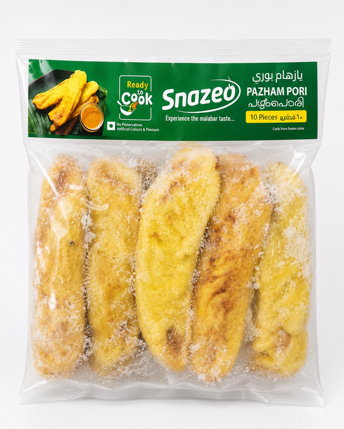 Snazeo Banana Fry Frozen 10 Piece