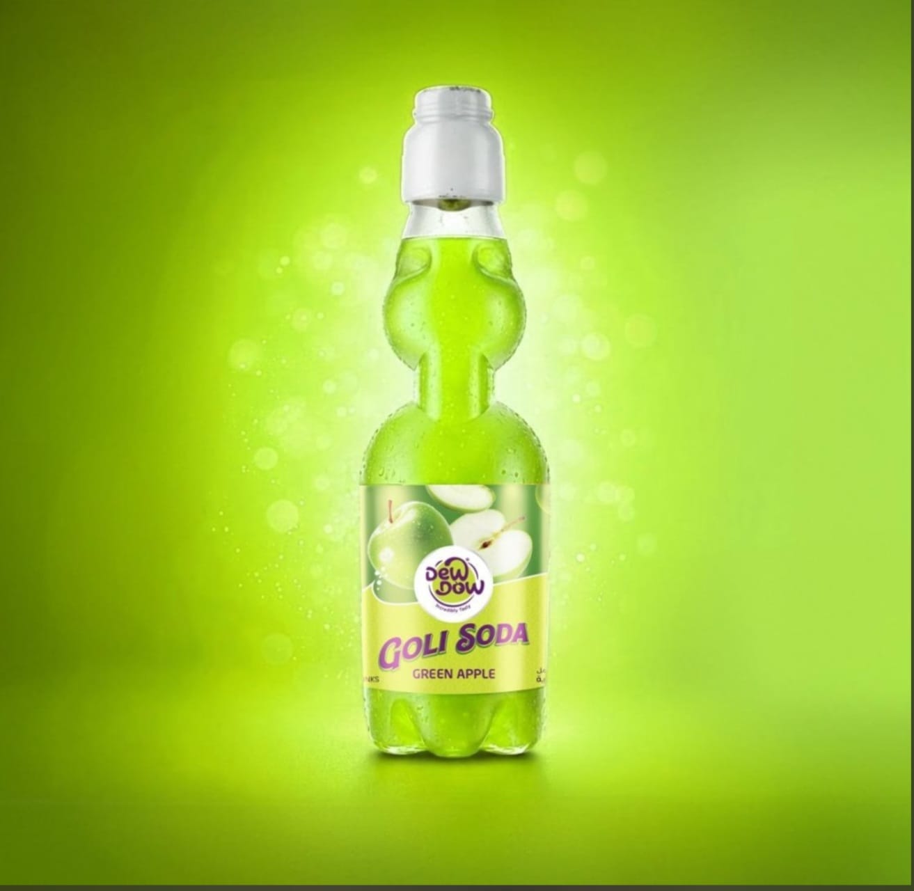 Dew Dow Green Apple Goli Soda 24x300ml