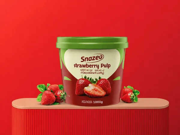 Snazeo Strawberry Pulp 1000g