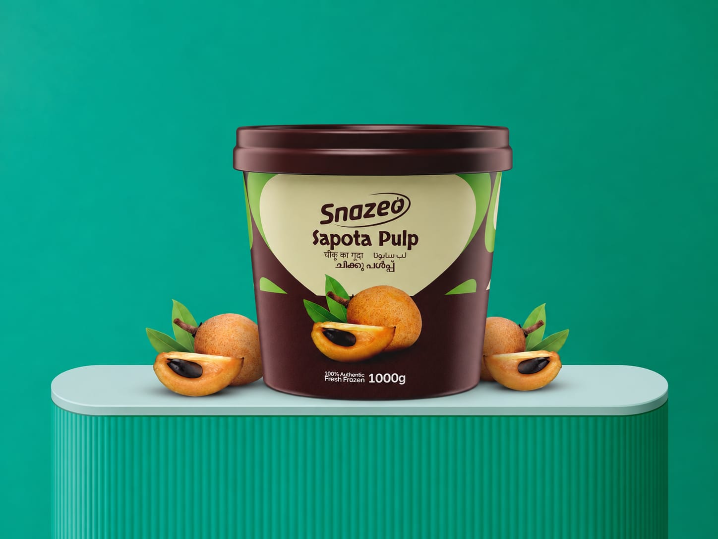 Snazeo Sapota Pulp 1000g
