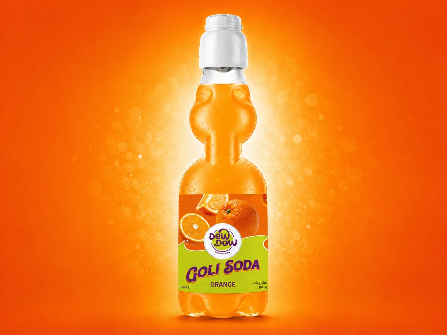 Dew Dow Orange Goli Soda 24x300ml